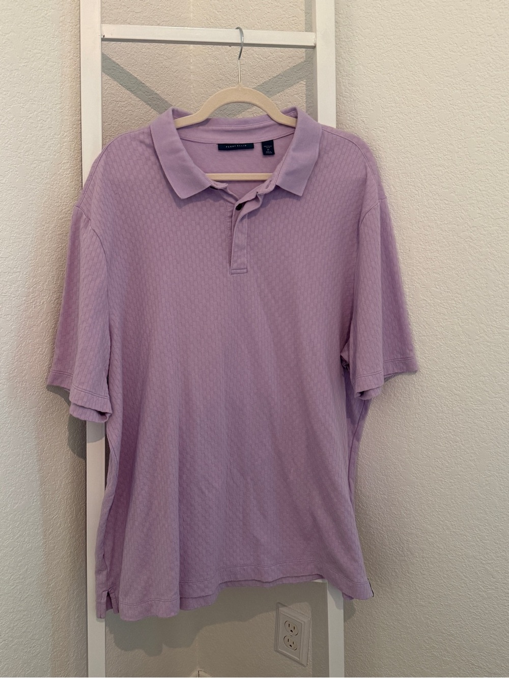 Perry Ellis Light Lavender Polo Shirt